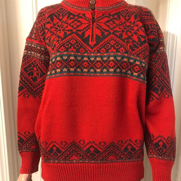 Dale of Norway Red Sweater Size Small - Picture 4 of 16